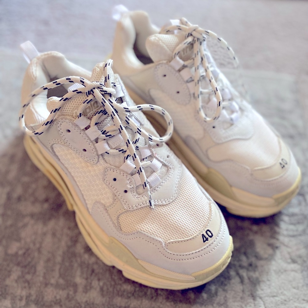 Balenciaga Triple S shoes ladies white